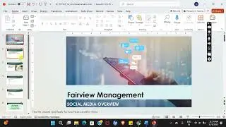 Shelly Cashman PowerPoint 365 | Module 1: SAM Project A | Fairview Management #shellycashman