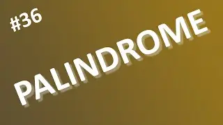 Word Count #36 - Palindrome. Learn New Words Everyday. English Vocabulary Builder.