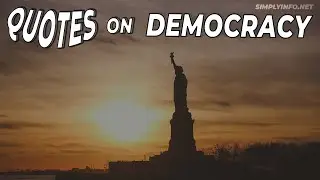 Top 25 Inspirational and motivational Quotes on Democracy | Quotes on Democracy | Simplyinfo.net