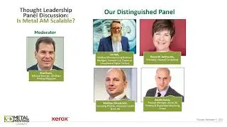 Thought Leadership Panel Discussion  Is Metal AM Scalable