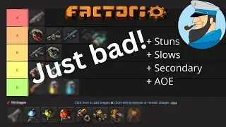 Ranking Factorio's Weapons - Tier List