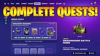 Как ЛЕГКО выполнить квест &laquo;Награды Мегазорда в локациях Fortnite&raquo;!