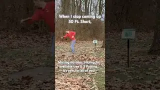 Does any relate!? I filmed the perfect shot for this! #discgolf #discgolflife #frisbeegolf #parkd