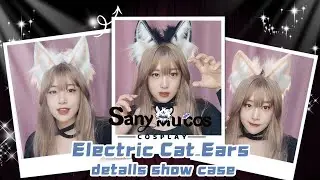 【SanyMuCos】Electric Movable Cat Ears Headband Cosplay Props