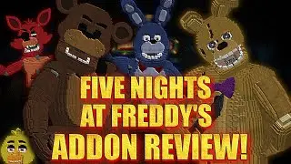 SpringBonnie/Afton Boss Fight! | FNAF Movie Addon Review 🎮👾 (Feat. AdamTaylor)