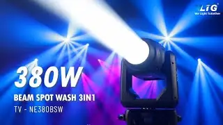Mini 380W Moving Head Light BSW (Beam, Spot, Wash)