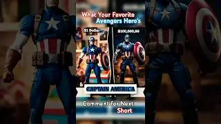 $1 vs $1 Billion Dollars Captain America 💰🛡️#subscribe #avengers