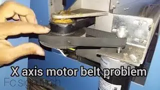 large format printer x axis belt replacement
