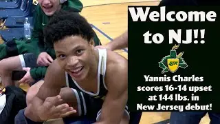 St Joe-Montvale 37 CBA 21 | HS Wrestling | Yannis Charles upsets top ranked Julian George at 144