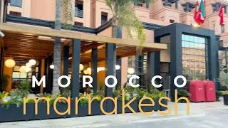Luxury Oasis in Morocco,  Marrakesh, Movenpick hotel Marrakech Review, Lobby Tour