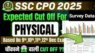 SSC CPO EXAM 2025📢 CUT OFF AND SAFE SAFE -SCORE👉SHIFT WISE ☑️HARD ☑️EASY ☑️PAPER‼️