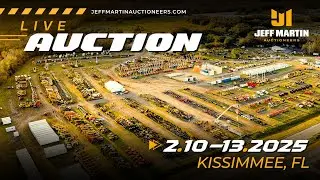Experience The Jeff Martin Auctioneer's Difference in Kissimmee, FL  | Feb 10-13, 2025.