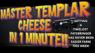 How to farm Master Templar for Timelost Fatebringer  #cheese #templar #master #farming #destiny2