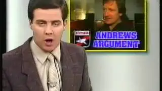 1984 Kevin Sheedy Interview - Ron Andrews news report