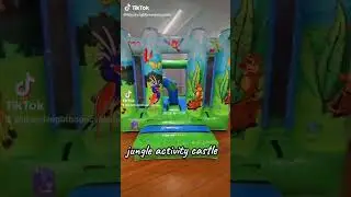 jungle activity bouncy castle