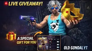 Topup Event No-Sweat Emote Live Giveaway | 100% Free Emote | OLD GONDAL YT
