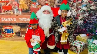 Santa Claus in Winter Wonderland 🎅 Community Christmas Celebration in USA #christmas #santaclaus 