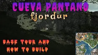 BASE TOUR | SWAMP CAVE FJORDUR and HOW TO BUILD | (ARK/PVP/PC)