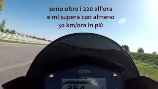 APRILIA Tuono Factory 2017 al Cremona Circuit