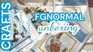 CROSS-STITCH & DIAMOND PAINTING HAUL FROM FGNORMAL