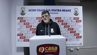 Profesorul Cristian Pustai - antrenor principal ACSM Ceahlăul