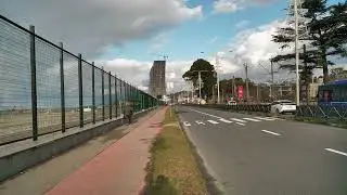 2026.01.14 Грузия. Аджария. Батуми. Проспект Царицы Тамар. Искусственный остров Батуми. Видео №05