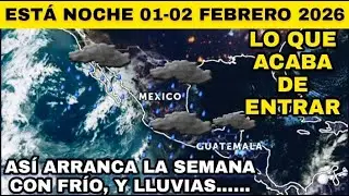 ⭕ ALERTA ROJA ⭕ AS&Iacute; ARRANCA LA SEMANA CON FR&Iacute;O, VIENTO Y LLUVIAS