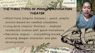 IMPROVISATION THEATER OF PLAY PRODUCTION (Lovely Mae Palanog BSED ENGLISH 2)