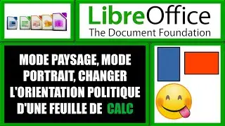 mettre en orientation paysage et portrait des feuilles de calcul diff&eacute;rentes dans LibreOffice Calc
