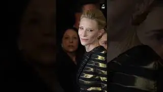 Cate Blanchett Stuns at Giorgio Armani Milan Fashion Week Show#cateblanchett#redcarpet#fashion