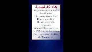 Messiah, a Great Healer, Who Is Called God | Isaiah 35: 4-6  #shorts