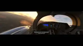 MSFS2020 Sunset Flight from VENICE DIAMOND ULTRAWIDE screen