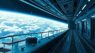 Space Station Ranger 2452 year | Space Ambient SciFi Music for Work, Study & Gaming