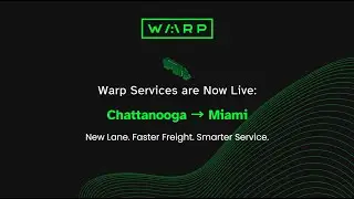 LTL Freight from Chattanooga, TN to Miami, FL | Warp Overview
