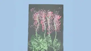 Leaves And Cotton Buds Drawing! Tips Drawings || Everyday Crafts #shorts
