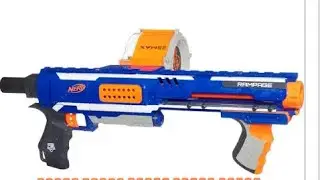 NERF ELITE RAMPAGE REVIEW | FIRING DEMO (I freaking fixed it!)
