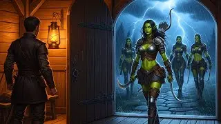 Orc Women Flee the Storm to a Poor Human’s Home — One Whispered: “He Is Mine.”