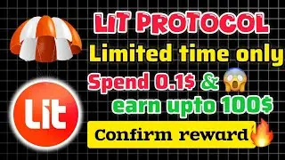 Lit protocol in airdrop tamil🪂 | reward confirmed 🤑| step by step guide 🚀