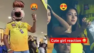 Pallan 😁 follows Csk Fan girl Reaction 😠 / cheems thalaivan