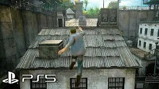 Uncharted 4 Prison Escape Scene | [4KPS5]