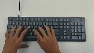 Corsair K55 Core Typing Noise