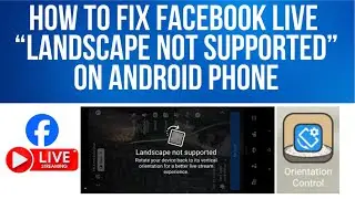 How to fix Facebook Live 