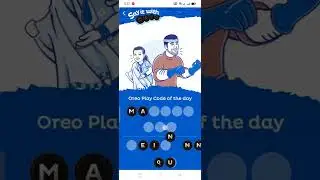 oreo play code of the day