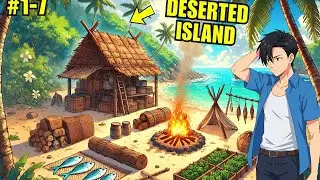 Stranded on a Desert Island in the Middle of the Ocean, He Fights to Survive! | Manhwa Recap