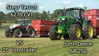 Agriculture tractors / Steyr 6270 Terrus CVT vs John Deere 6R250