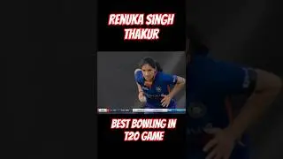 Renuka Singh Thakur best bowling T20 game #cricket #indian cricket #sot #video