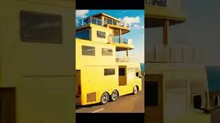 Would You Live Here? $300K Autonomous Smart Mansion RV #dreamrv #automobile #aigenerated #conceptcar