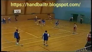 handball training -Attacking a 3-3 type man-to-man layered defense part 1