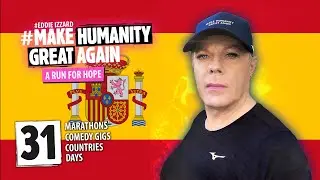 Eddie Izzard - A Run For Hope - Marathon 3 - January 3, 2021