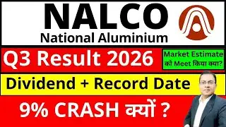 NALCO SHARE अचानक क्यों गिरा ?NALCO DIVIDEND I NALCO SHARE NEWS I NALCO Q3 RESULT 2026 I NATIONALUM